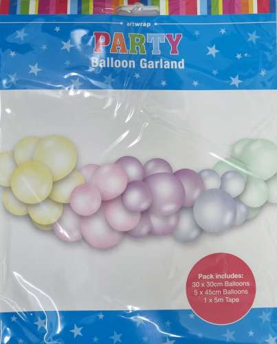 Pastel Balloon Garland